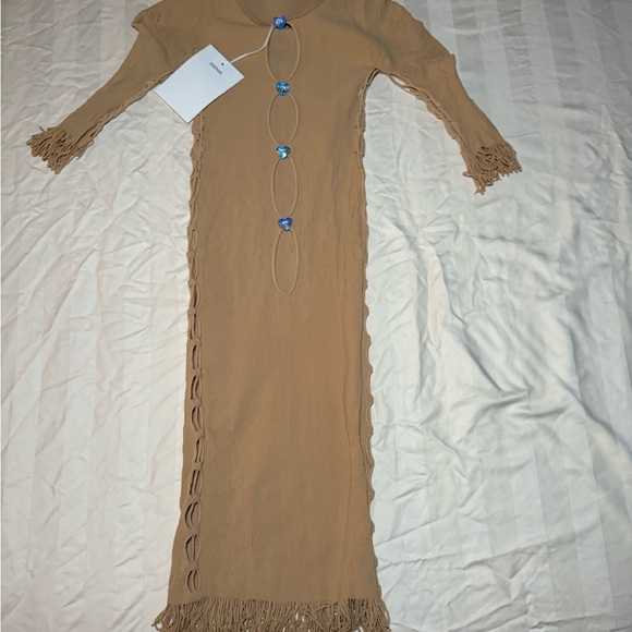 Poster Girl - SSENSE Exclusive Tan Miranda Dress - Picture 4 of 6